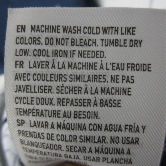 American Eagle Hawaiian Tropical Shirt Men's Size Large Blue Cotton Viscose SS - Picture 11 of 11